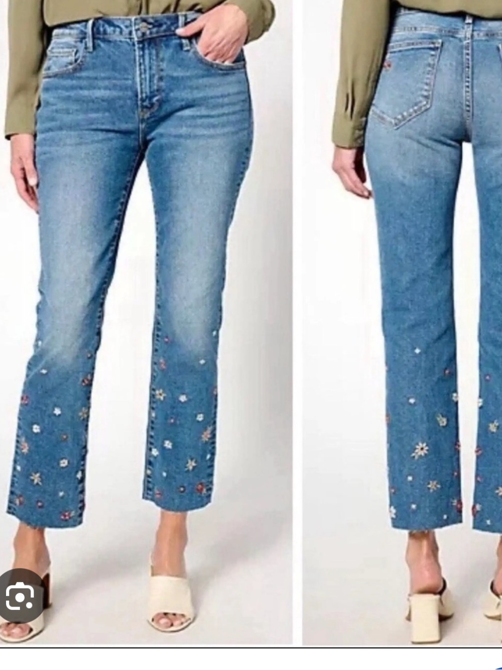 Driftwood Embroidered Jeans Collette